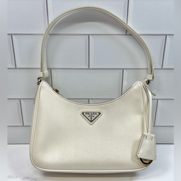 Prada Saffiano Leather Re-edition Reedition Lux Mini Shoulder Bag - Picture 1 of 10